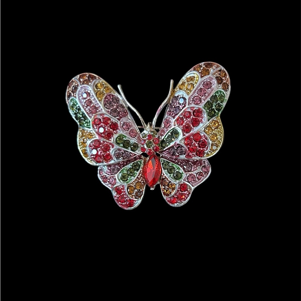 Colorful Butterfly Brooch